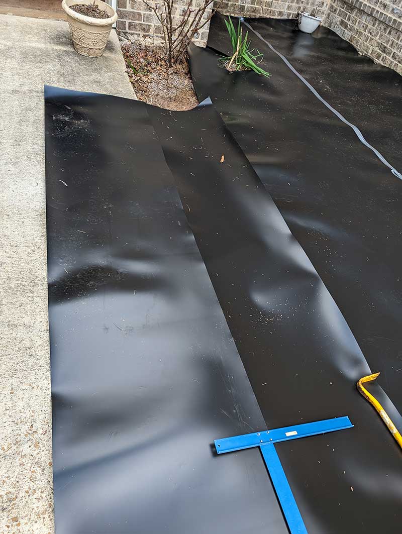 Thick Black Plastic Sheeting - HDPE