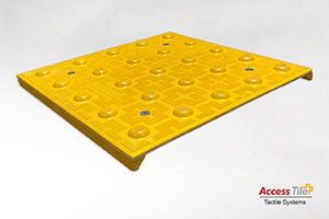 Access Tile - Cast In Place Detectable Warning Mats