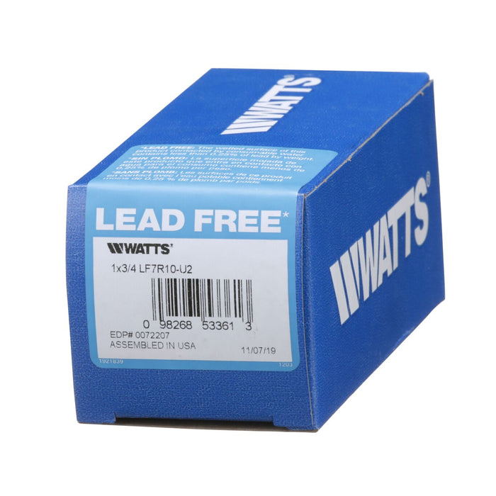 Watts LF7R10-U2 1 X 3/4 - Part of the LF7R Series