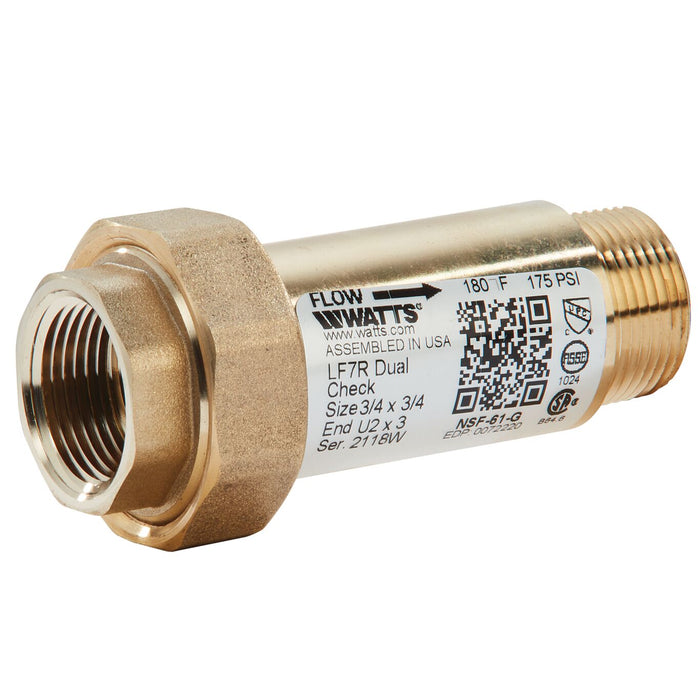 Watts LF7RU2-3 3/4 X 3/4 - Part of the LF7R Series
