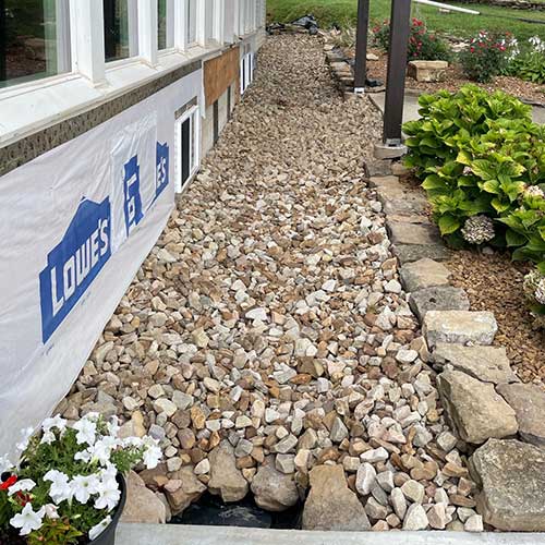 plastic around plants Garden Plastic Sheeting