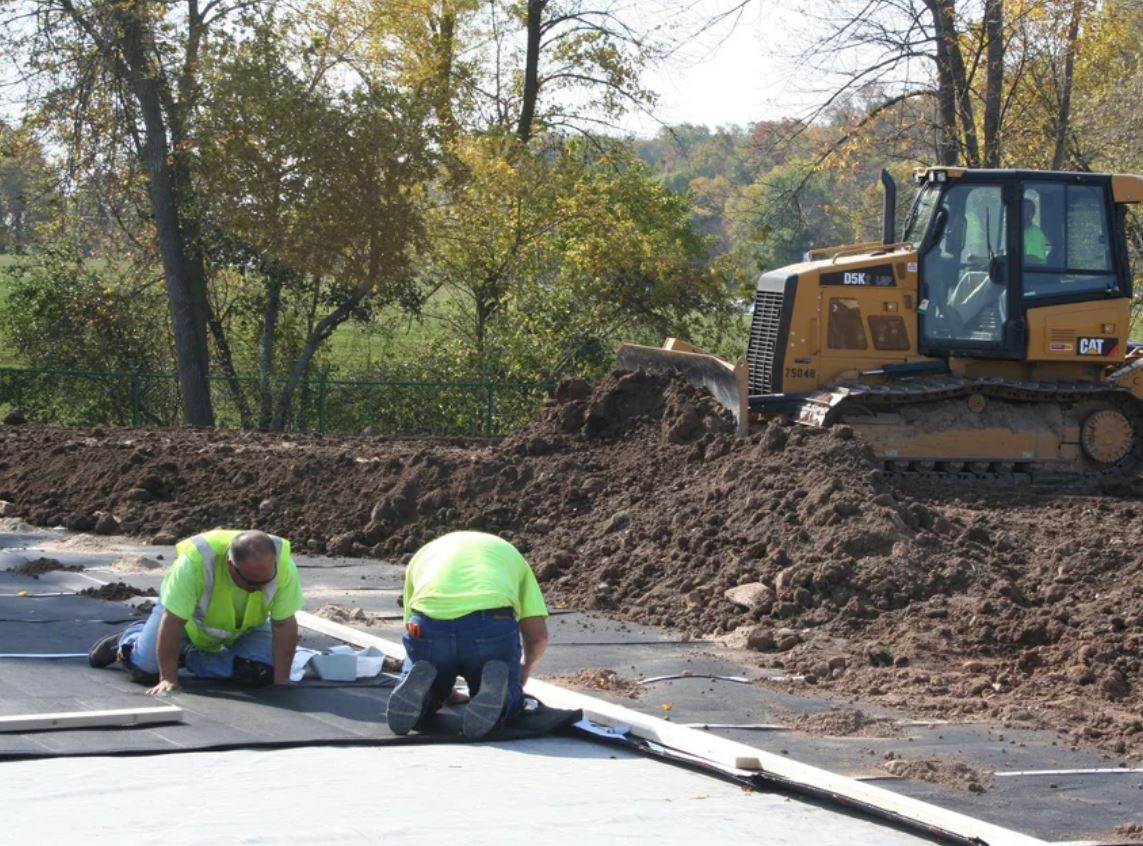 SITEDRAIN DS-93 Sheet Drain 4' x 50' Roll - American Wick Drain