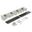 Trench Drain Kit - Commercial Grade - H20 Load Rating - Iron Grates - 48" Long Channel