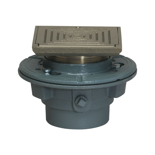 Watts - FD-100-VS - Floor Drain with Square Hinged Solid Cover