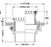 Watts - FD-1100-B - Floor Drain with Round Heavy Duty Stainless Steel Strainer