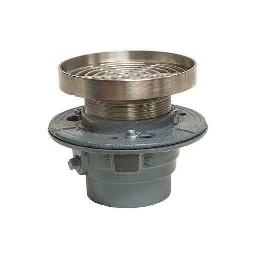 Watts - FD-1100-ER - Floor Drain with Stainless Steel Extended Rim Strainer