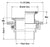 Watts - FD-1100-M - Floor Drain with Square Stainless Steel Strainer