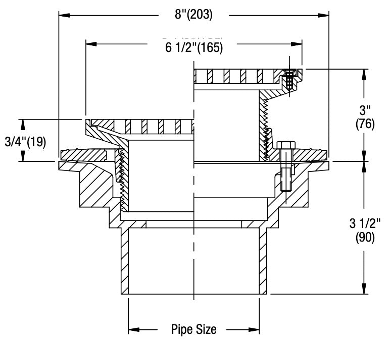 Watts - FD-1160 - Chemical Resistant Floor Drain