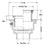 Watts - FD-1200-A - Floor Drain with Round Stainless Steel Strainer