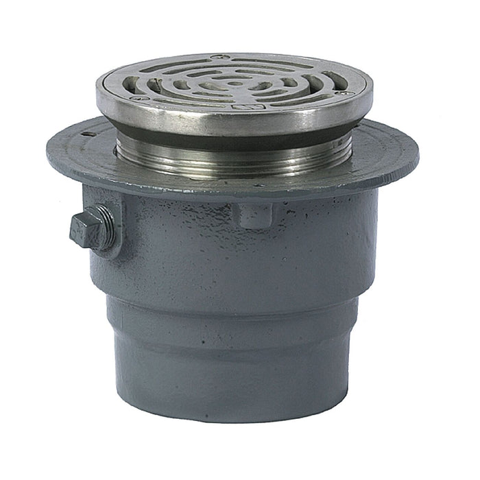 Watts - FD-1200-B - Floor Drain with Round Heavy Duty Stainless Steel Strainer