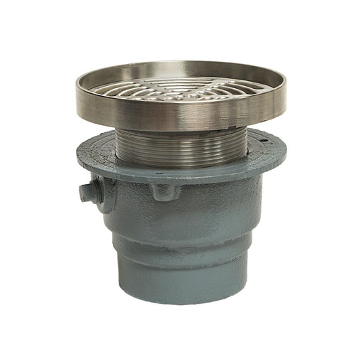 Watts - FD-1200-ER - Floor Drain with Stainless Steel Extended Rim Strainer
