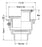 Watts - FD-1200-M - Floor Drain with Square Stainless Steel Strainer