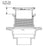 Watts - FD-190-PR-60 - PVC Adjustable Floor Drain with Integrated Level