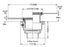 Watts - FD-200-H - Floor Drain with Elastomeric Flange