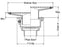 Watts - FD-200-RS - Floor Drain with Rectangular Strainer