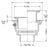 Watts - FD-200-VD - Floor Drain with Round Hinged Solid Cover