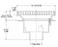 Watts - FD-340-Y - Area Drain with 12 in. Round Fixed Top