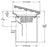 Watts - FD-430 - Side Outlet Area Drain with Hinged Grate
