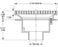 Watts - FD-460-F - Area Drain with 12 in. x 12 in. Fixed Top