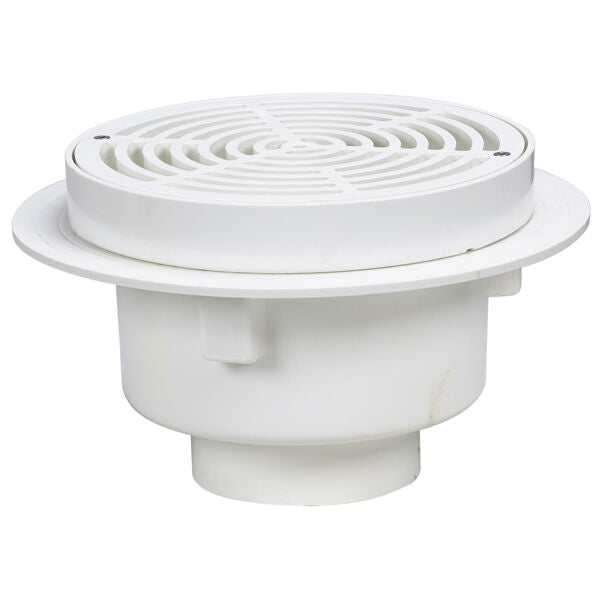 Watts - FD-670 - All PVC Area Drain w/10 in. Round Fixed Top