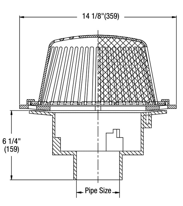 Watts - FD-870 - Large Planting Area Drain