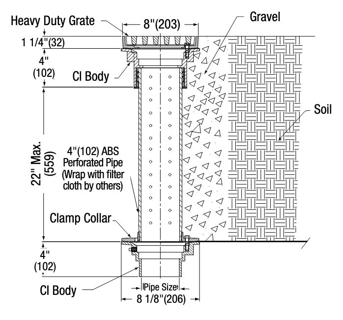 Watts - FD-880 - Ground Water Containment Drain
