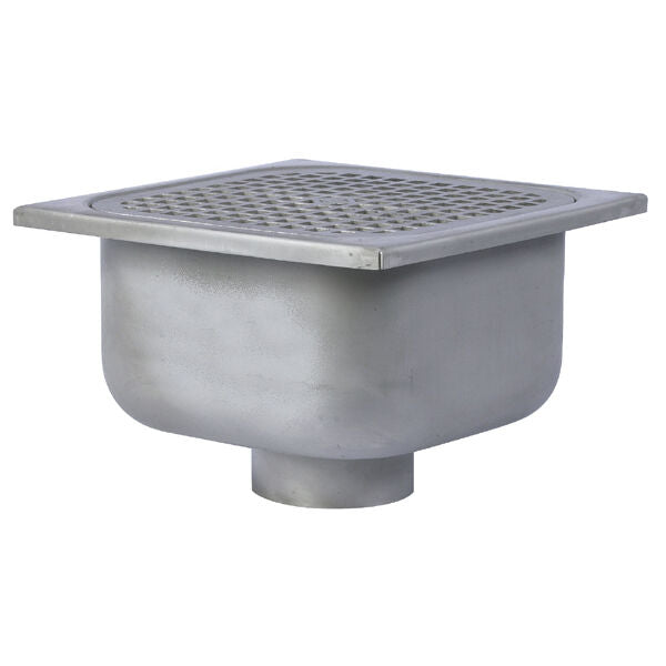 Watts - FS-780 - 12 in. Square x 6 in. Deep Stainless Steel Sanitary Floor Sink