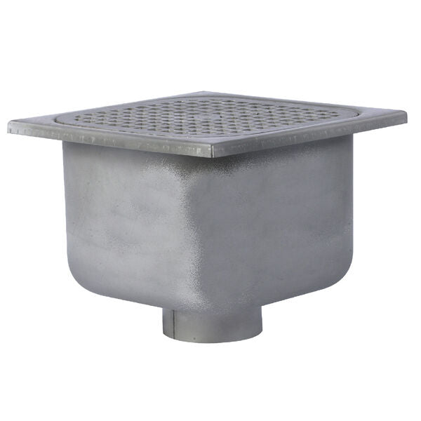 Watts - FS-790 - 12 in. Square x 8 in. Deep Stainless Steel Sanitary Floor Sink