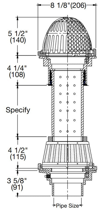 Watts - GRD-650 - Green Roof Multi-Level Planter Drain