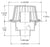 Watts - RD-100-W - Overflow Roof Drain with 4 in. Internal Water Dam