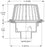 Watts - RD-100 - Large Area Roof Drain