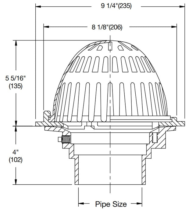 Watts - RD-200 - Small Area Roof Drain