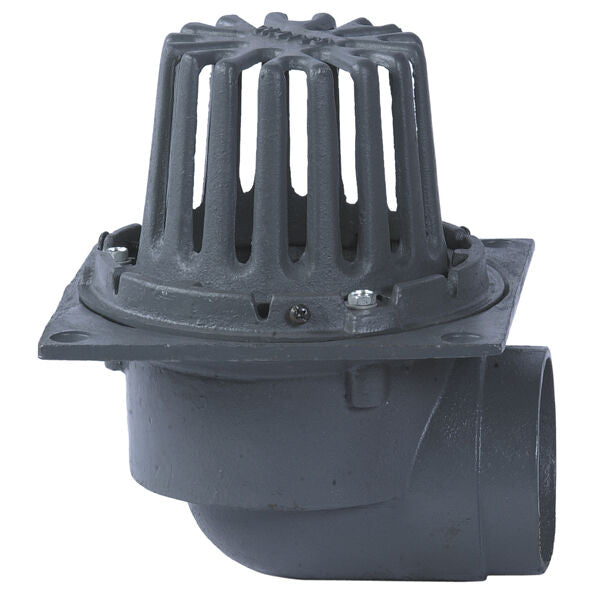 Watts - RD-280-SO - Flanged Cast Iron Roof Drain w/Side Outlet ...
