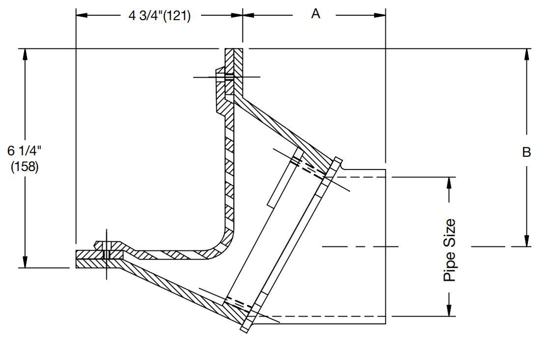 Watts - RD-290 - Scupper Drain with Flat Grate