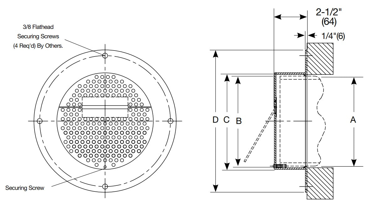 Watts - RD-950 - Stainless Steel Downspout Cover