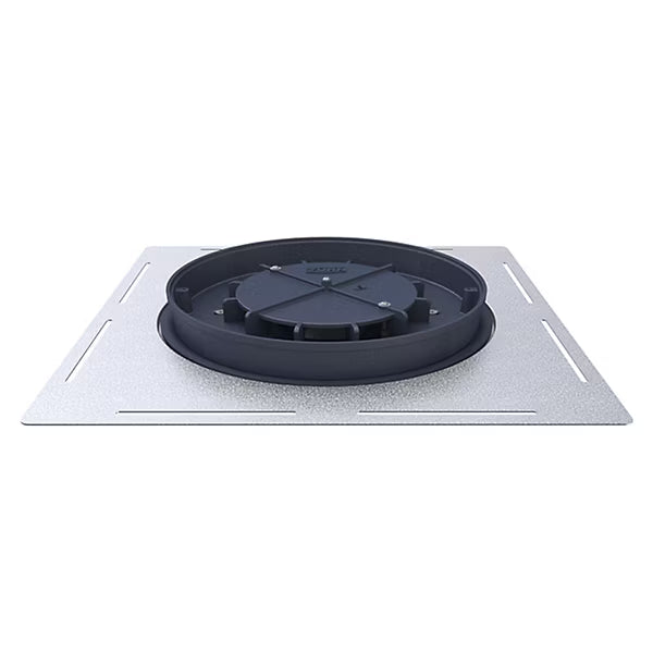 Zurn Z131S - Siphonic Overflow Roof Drain W/Dura-Coated Cast Iron Body + Air Baffle, Membrane Flashing Clamp and Deck Plate