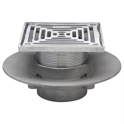 Zurn Z1727 - 5", 6" or 8" Square Top Adjustable Medium-Duty Floor Drain