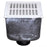 Zurn Z1910 - 8" X 8" Sani-Flor Receptor 6" Sump Depth
