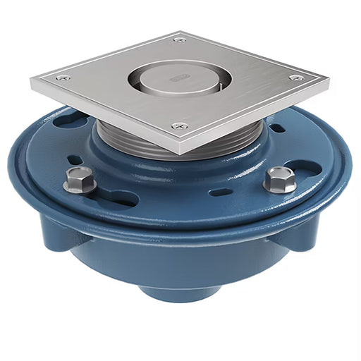 Zurn Z415-LRS - Ligature-Resistant "Type LRS" Square Floor Drain