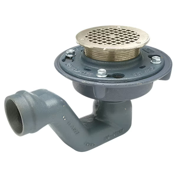 Zurn Z451B - 2" Shallow Trap Drain with Adjustable Strainer