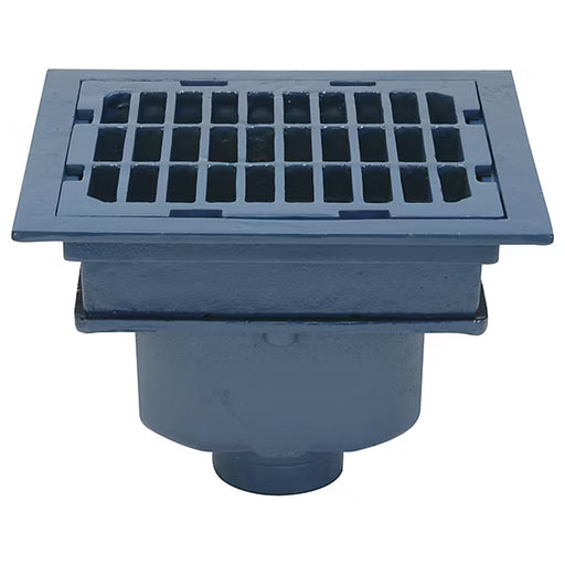 Zurn Z662-HF - HF 16" Square top Heavy-Duty Drain with High Flow Ductile Iron Grate