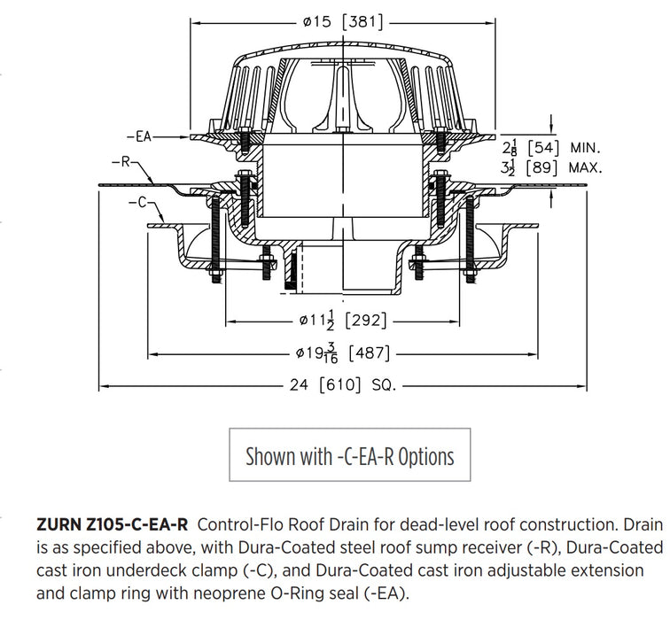 Product Dimensions: See Specification Sheet for Details