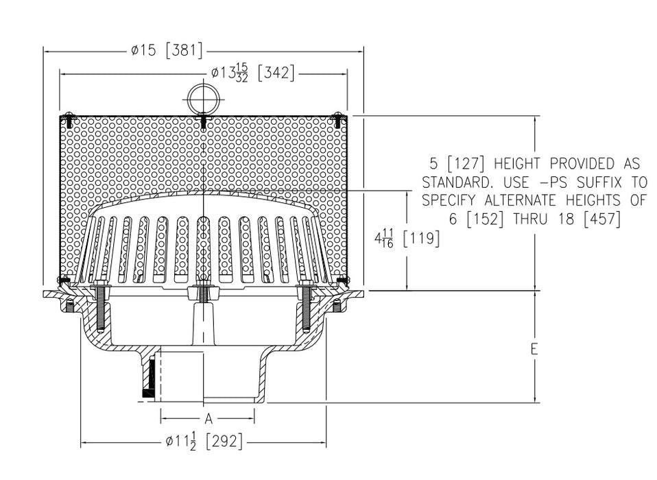 Product Dimensions: See Specification Sheet for Details