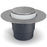 Zurn Z1400-BZ1-DP - Dura-Coated Cast Iron Cleanout with EZ1 Technology and Deck Plate