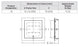 Zurn Z1461 - Square Hinged Access Panel