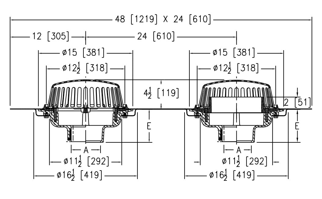 Product Dimensions: See Specification Sheet for Details
