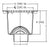 Zurn Z1901 - 12" X 12" Sani-Flor Receptor 8" Sump Depth