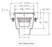 Zurn Z1960 - 8" Sani-Flor Receptor 6" Sump Depth