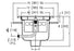 Zurn Z1982 - 12" X 12" Stainless Steel Sani-Flor Can Wash Drain 8" Sump Depth