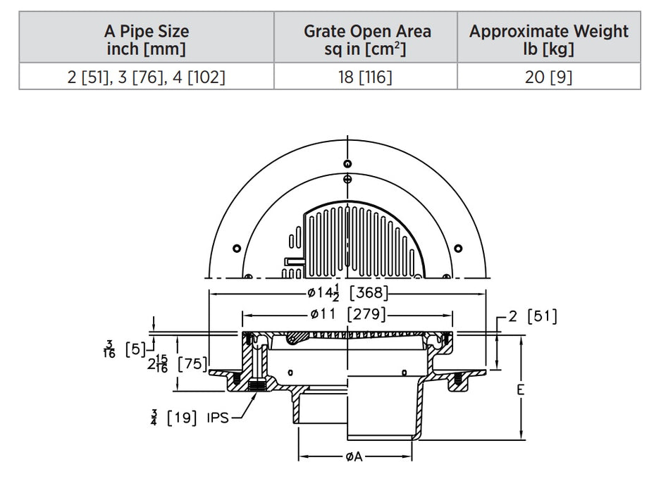 Product Dimensions: See Specification Sheet for Details